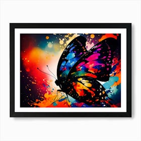 Colorful Butterfly 46 Art Print