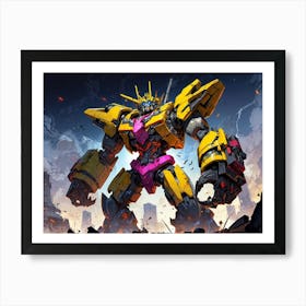 Transformers The Last Knight 10 Art Print