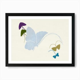 Japanese Butterfly, Cho Senshu (11) Art Print