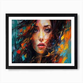 Portrait Of A Woman 16 Art Print