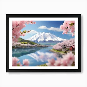 Cherry Blossoms In Japan 12 Art Print