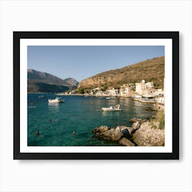 Greek Coastline Art Print