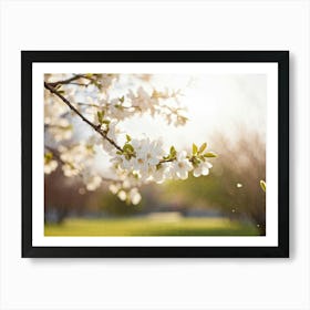 Blossoming Cherry Tree 2 Art Print