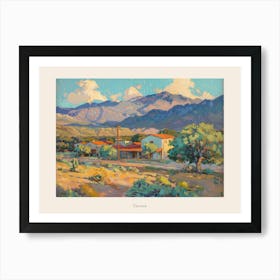 Western Landscapes Tucson Arizona 3 Poster Art Print