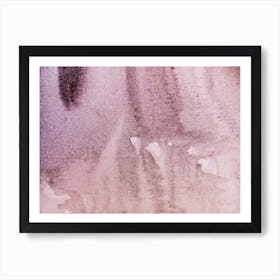 Abstract watercolor black paint background. 48 Art Print