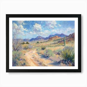 Western Landscapes Chihuahuan Desert Texas 3 Art Print