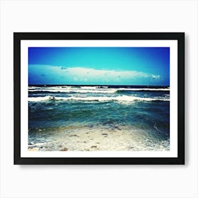 Beach At Sunrise Art Print