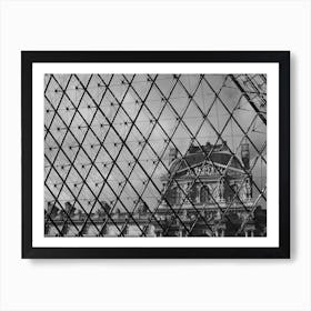 Louvre Old and New - Paris France Art Print