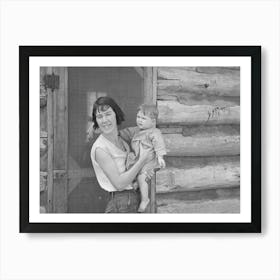 Mrs Huravitch And Youngest Son, Williams County, North Dakota By Russell Lee Art Print