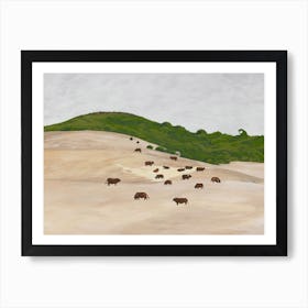 Beef Free Art Print