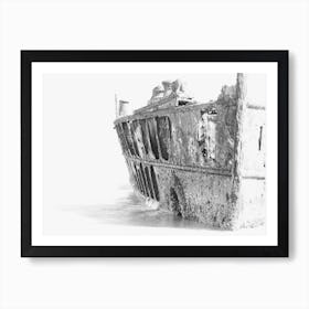 Shipwreck Fraser Island Art Print