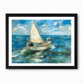 Contemporary Artwork Inspired By Edouard Manet 4 Art Print