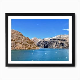 Icebergs In The Water (Greenland Series) Art Print