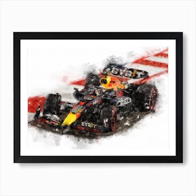 Max Verstappen 2022, Formula 1 Art Print