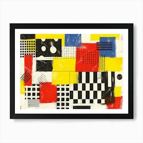 The Geometry of Jazz Art Print