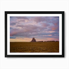 Shiprock Sunset IV on Film Art Print