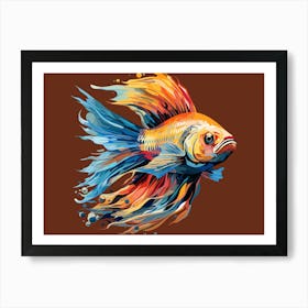 Siamese Catfish Art Print