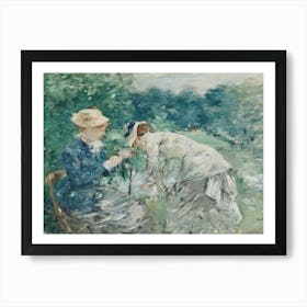 Two Women In A Park Art Print