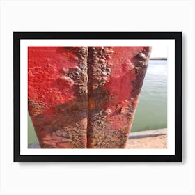 Rusty Railing Art Print