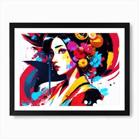 Geisha 112 Art Print