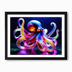 Cosmic Octopus 1 Art Print