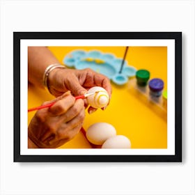 Easter Egg Painting 31 Art Print