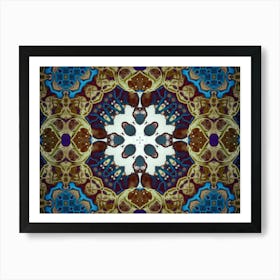 Abstraction Watercolor Abstraction Pattern Art Print