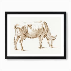 Grazing Cow, Jean Bernard Art Print