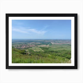 View From The Top Of A Hill Art Print