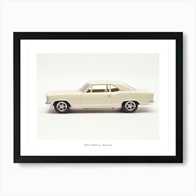 Toy Car 68 Chevy Nova White Poster Art Print