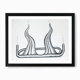 Conversation Art Print