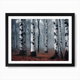 Birch Forest 115 Art Print