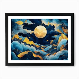 Full Moon In The Sky Art Print