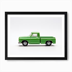 Toy Car 67 Chevy C10 Green 2 Art Print