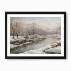 Winter Scene 5  Art Print