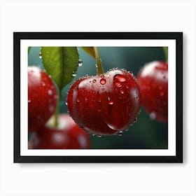 Cherry Dew Art Print