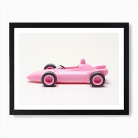 Toy Car Pink Race Car Art Print