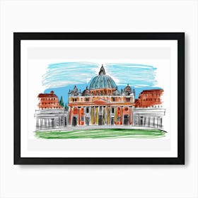 Vatican Walls: Sacred City Art Print