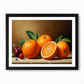 Oranges And Berries Art Print