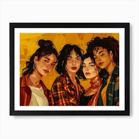 Group Of Girls 1 Art Print