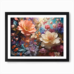 Floral Arrangement Art Print