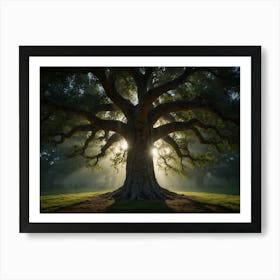 Oak Tree Art Print