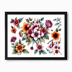 Flowers 3 Art Print