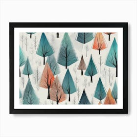 Forest Of Trees Art Print