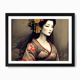 Geisha 22 Art Print