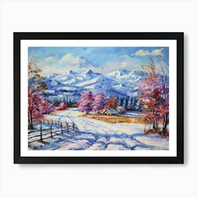 Snowy Landscape 5 Art Print