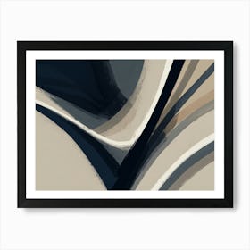 Abstract Painting hamptons Art Print