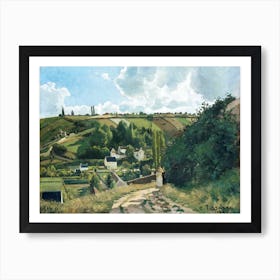 Jalais Hill, Pontoise (1867), Camille Pissarro Art Print