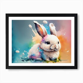 Bunny Painting 1 Art Print