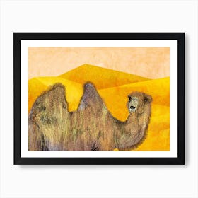 Camel Art Print